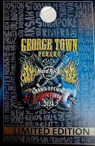 Hardrock Cafe Grand Opening Pin Georgetown Penang Malaysia 2024 - Picture 1 of 2