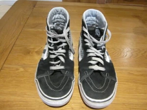 Vans Sk8 Hi Old School Black White checkerboard UK 5 - Picture 1 of 5