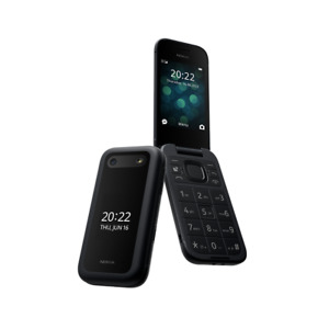 Nokia 4G Dual Sim Dual Display Flip Feature Phone 2660 Flip Black Unlocked
