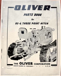 Oliver OC-6 Crawler - Three Point Hitch Parts, Set-Up and Operating Manuals - Picture 1 of 7