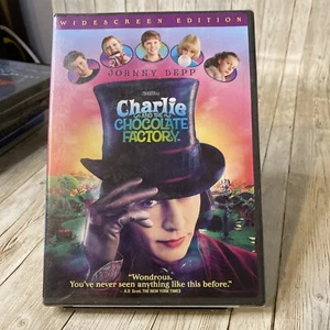 Charlie and the Chocolate Factory (DVD, 2005, Widescreen) New Factory Sealed - Imagen 1 de 3