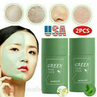 2 PCS Green Tea Purifying Clay Stick Deep Cleansing Mask Acne Blackhead Remover