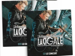 JOHNNY HALLYDAY - édition CD + DVD LIVE A LA CIGALE 2006 ♦ COMME NEUF ♦ - Picture 1 of 2