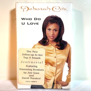 DEBORAH COX: WHO DO U LOVE (1995) Cassette Single - R&B Soul, Pop - NEW - Picture 1 of 5