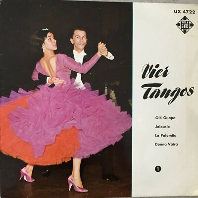 BELA SANDERS: Vier Tangos - Folge 1 (EP Telefunken UX 4722 / Mono)  - Bild 1 von 2