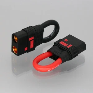 Adaptador de puente de batería antichispas QS8 8awg doble bate ESC funciona con un solo paquete de murciélago - Imagen 1 de 7