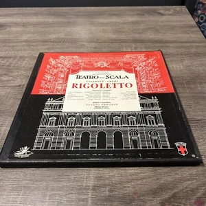 Teatro Alla Scala Verdi Rigoletto Highlights LP Record Album Vinyl Box - Imagen 1 de 15