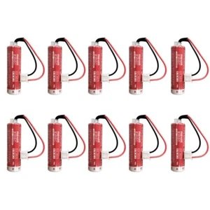 10pcs MAXELL ER6C AA 3.6V Battery For Mitsubishi PLC FX2N/1N F2-40BL + Plug pin - Picture 1 of 3