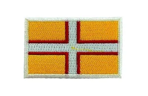 Flaggenaufnäher Aufnäher Bestickt Eisen / Nähabzeichen Rucksack Tuch Rückenlehne - Bild 1 von 1