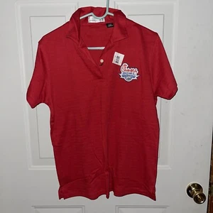 chic fil a work polo shirt size Large Women’s red Munsingwear - Picture 1 of 4