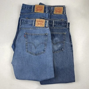 Lot of 4 Levi's 505 Jeans Blue Men's Size 40x30 - Picture 1 of 13