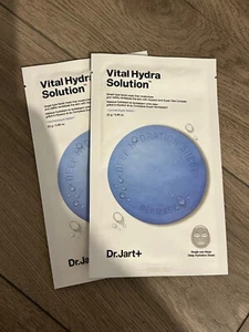 Dr. Jart+ Dermask Water Jet Vital Hydra Solution 27g Sheet Mask x 2 ~ NEW - Picture 1 of 3