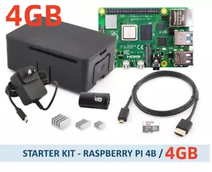 Raspberry Pi 4B 4GB Budget Kit - Picture 1 of 9
