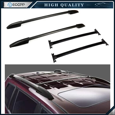 For 2008-2013 Toyota Highlander Top Roof rack Cross Bars & side rail luggage - Изображение 1 из 4
