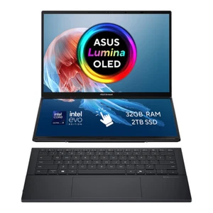 ASUS Zenbook Duo 2-in-1 Laptop Intel Ultra 9 285H 32GB 2TB SSD 14" Win11 H Touch - Picture 1 of 9