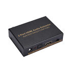 2 Port HDMI Audio Extractor Audio EDID Setting & 2 HDMI Output Converter