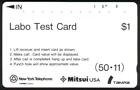 New York Tel. Maintenance/Test Labo Cards For Yellow Phones. Set of 5 Phone Card