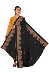 Women Islamic Chadar Indian Pakistani Bollywood hijab headwrap shawl Dubai Trend - Picture 1 of 4