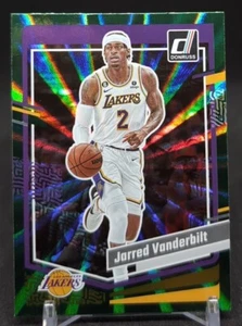 Jarred Vanderbilt 2023-24 Donruss Green Laser Holo #194 Los Angeles Lakers - Picture 1 of 2
