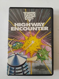 Highway Encounter Vortex Large Box Tape Sinclair ZX Spectrum 48k Game 1985 - Picture 1 of 4