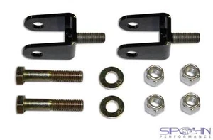 No Bind Lower Rear Shock Relocation Mounting Brackets | 1965-1996 GM B-Body - Picture 1 of 3