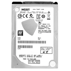 HGST HTS541515A9E630 1.5 TB SATA III 5400 RPM 32MB Cache 2.5'' - Bild 1 von 5