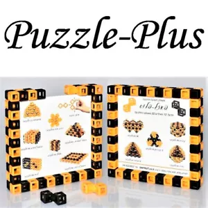 Brain Teaser: 12 different 3D puzzles from the same pieces Puzzle-Plus Level 2-6 - Picture 1 of 12