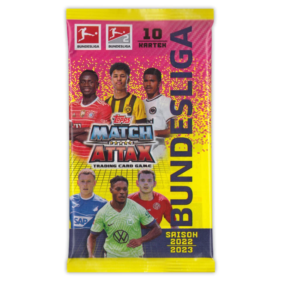 Match Attax Fußball Bundesliga Saison 2022/2023 Trading Cards Booster Karten DE