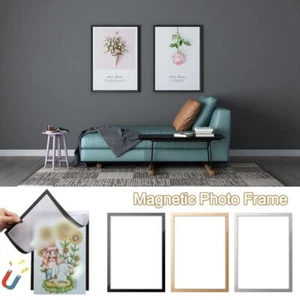 A3 A4 8.5x11inch Magnetic Photo Frame Wall Stick Frame - Picture 1 of 21