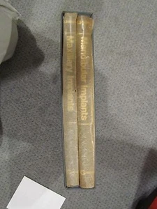 1st editions Books by Linkow Maxillary & Mandibular Implants Dental Dentist Mint - Picture 1 of 12