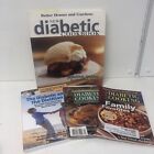 Lot of 4 Diabetic Cookbook: Delicious recipes  books/magazines