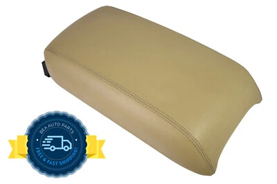 Mercedes R350 2006-2012 consola central trasera cuero beige reposabrazos tapa OEM Foto 1 de 4