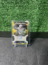 2023 Chronicles Draft TJ CARTER  GOLD  CRACKED ICE PRIZM AUTOGRAPH CARD # SS-TJC