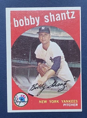 1959 Topps - Bobby Shantz #222 white back🔥Excellent Condition  - Image 1 of 4