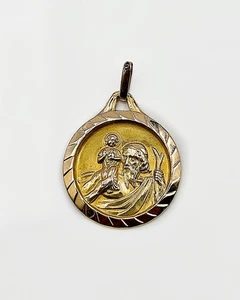 Médaille Saint Christophe or 18k 2.41grs - Bijoux occasion - Imagen 1 de 2