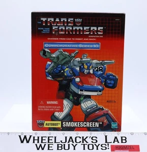 Smokescreen Transformers Reissue Commemorative Series 2002 Hasbro NEU SEALED - Bild 1 von 5