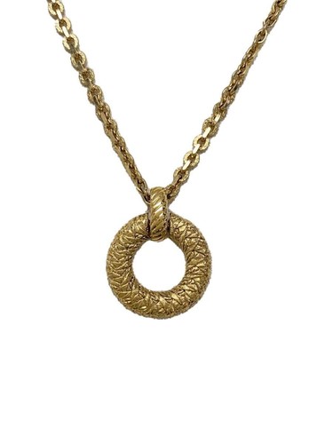 SAINT LAURENT (YSL) COLLANA YVES SAINT LAURENT TOP ORO DA DONNA