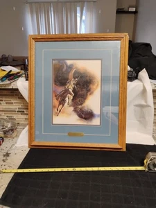 Impresión enmarcada de 18,5" × 22" de "Corre con trueno" de Bev Doolittle - Imagen 1 de 15