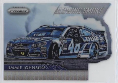 2016 Panini Prizm NASCAR Blowing Smoke Silver Prizm Jimmie Johnson #B5 HOF - Image 1 of 2