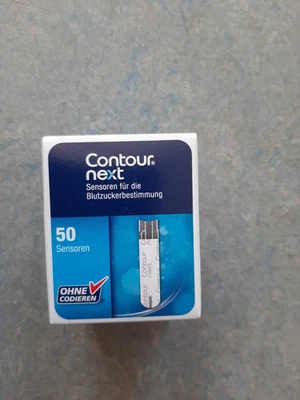 NEU * Contour  Blutzucker-Sensoren * 1 x 50 St. * für die Blutzuckerbestimmung - Bild 1 von 3