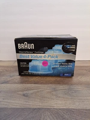 Cartuchos de limpieza Braun CCR4 tipo 5331 paquete de 3 limpiar y renovar caja abierta Foto 1 de 4