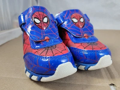 Marvel Spider Man Toddler Boys Light up Sneakers Lightweight Shoes Size 10 - Image 1 of 4