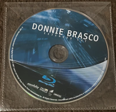 Neu Donnie Brasco (1997) - Blu-Ray Disc Nur IN Klar Plastik Umschlag/Kein Case - Bild 1 von 3