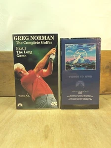 Greg Norman - Der komplette Golfer - Teil 1 Das lange Spiel - VERSIEGELT 1989 VHS Video - Bild 1 von 5