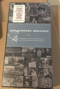 ONE HUNDRED GREATEST Speeches, News, Personalities, Sports etc. Audiobook 5 CDS - Foto 1 di 11