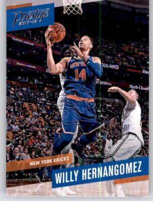 2017-18 Prestige Willy Hernangomez NBA PWE Base Card Knicks #65 - Image 1 of 2