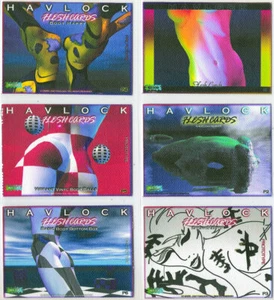 Havlock - Fleshcards prototype set - 6 signed ACEO cards [2010] - Picture 1 of 2
