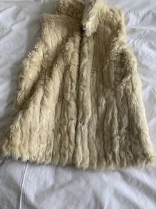 Zara Girls Fur Gilet Xl - Picture 1 of 6