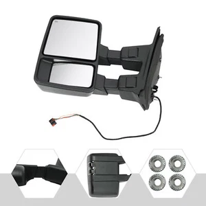 Trail Ridge Tow Mirror Heated Smoked Signal Memory Left for Ford - Picture 1 of 22