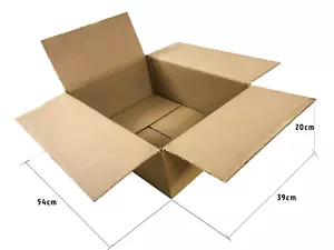 PACK CAJAS DE CARTON 54x39x20cm MUDANZA, EMBALAJE, LIBROS, ENVIO (desde 0,99€/u) - Imagen 1 de 3
